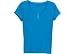 Bay Studio Pima Cotton Top With Mini Buttons Ember Glow X-lg Ms