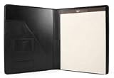 Bosca American Nappa Leather Collection Letter Pad Black