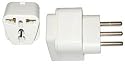International Travel Grounded Adapter Plug - USA & European to Italy