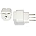 International Travel Grounded Adapter Plug - USA & European to Italy