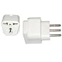 International Travel Grounded Adapter Plug - USA & European to Italy