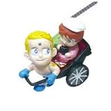 ご当地キン肉マン 関西限定Ver.根付ストラップ 京都限定 テリーマン 人力車