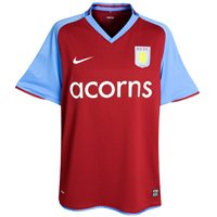 Aston Villa Home Shirt 2008/09 - L 43/109cm