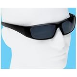21zvyhtgjxL. SL160  New Mercury Sunglasses Feature UV400 Protection Sleek Black Frame Smoke Flash Mirror Lenses Reviews