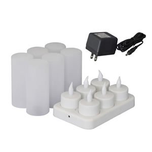 充電式LEDキャンドル「ゆらぎ」　YLC-6P お買い得