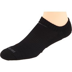 Nike Dri-FIT Half-Cushion No Show Socks, Large, Black