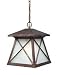 Spencer 1-Light Outdoor Pendant in Hazelnut Bronze
