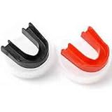 T-Sport Double Gumshield With Case (Size: Senoir) (Colour: Black )