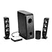 Creative I-Trigue 3000i 2.1-Lautsprechersystem mit iPod-Dockingstation und 24W Gesamtausgangsleistung
