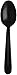 AmazonBasics Plastic Cutlery Spoon, Heavy Weight, Black, 1000 Spoons