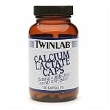 Twin Lab Calcium Lactate Capsules, 100-Grams