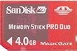 SanDisk SDMSG-4096-A11 4GB Memory Stick PRO Duo for PSP Gaming