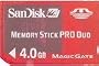 SanDisk SDMSG-4096-A11 4GB Memory Stick PRO Duo for PSP Gaming