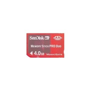 SanDisk SDMSG-4096-A11 4GB Memory Stick PRO Duo for PSP Gaming