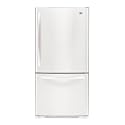 LG : LBC22520SW 22.4 cu. ft. Bottom-Freezer Refrigerator - White
