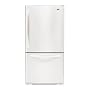 LG : LBC22520SW 22.4 cu. ft. Bottom-Freezer Refrigerator - White