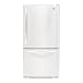 LG : LBC22520SW 22.4 cu. ft. Bottom-Freezer Refrigerator - White