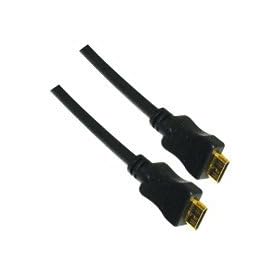 8ft Black Mini HDMI C-Type Male to Male Cable