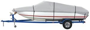 Dallas Manufacturing Co. 600 Denier Grey Universal Boat Cover - Model E - Fits 20'-22' - Beam Width to 100"