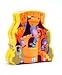 Djeco - Puzzle silhouette - Chateau medieval