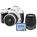 Pentax K-50 Digial SLR Camera with DA L 18-55 WR & 50-200 WR Lenses, White, Bundle - with Adorama $50.00 Gift Certificate