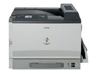 Epson AcuLaser C9200N - Imprimante - couleur - laser - A3, Ledger - jusqu'� 26 ppm (mono) / jusqu'� 26 ppm (couleur) - capacit� : 350 feuilles - parall�le, USB, 10/100Base-TX