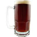 German Style Extra Large Glass Beer Mug - 34 oz