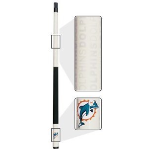 NFL Team Logo Billiards Cue Style: Miami Dolphins