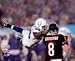Indianapolis Colts Robert Mathis at Super Bowl 41