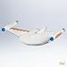 Romulan Bird of Prey Star Trek 2011 Magic Hallmark Ornament