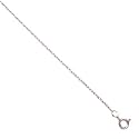10k White Gold 18" Small Pendant Chain