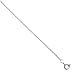 Chain 10k White Gold 18" Small Pendant Chain title=