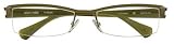 Authentic Alain Mikli A0523 15 A052315 Green Semi-Rimless Titanium Eyeglasses 64mm