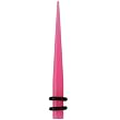 4 Gauge Pink Acrylic Taper