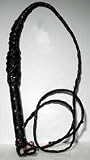 Whip 8 ft Black Leather (RWHI)