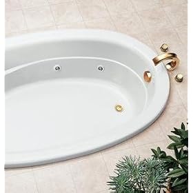 Jacuzzi B685969 Riva 6 Bath, Oyster