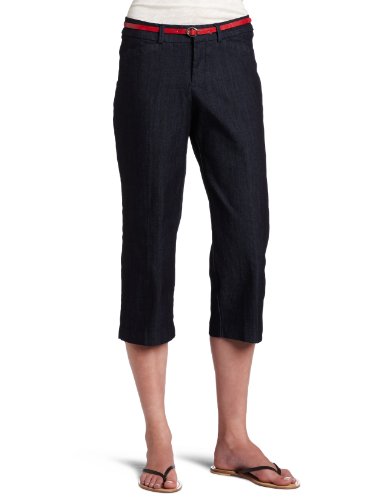 Dockers Womens Metro Capri, Midnight Denim, 4 Dockers Women's Metro Capri