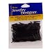 1/2 In. Glass Bugle Beads, Black Opaque, 20 Gram/Pkg