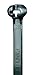 Panduit BT5LH-L0 Dome-Top Barb Ty Cable Tie, Weather Resistant Nylon 6.6, Light-Heavy Cross Section, Straight Tip, 120lbs Min Tensile Strength, 5
