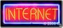 Neon Sign - Internet - Large 13" x 32"