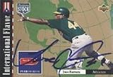 Jose Herrera, Modesto Athletics - Athletics Affiliate Autographed Card