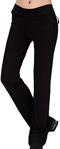 Cloudy Arch Women's Sport Modal Wide Leg Yoga Pants with Frenum(,L)