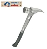 Stiletto TB15SC TiBone 15-Ounce Titanium Smooth Face Hammer (Curved Handle)