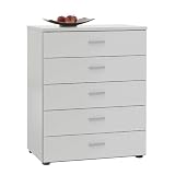 FMD M?bel 442-003 FMD 442-003 Wei? - Kommode MULTI 3 - B x H x T: 79,9 x 101,0 x 41,7 cmvon "FMD M�bel"