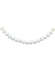 14K Gold 6.5mm Cultured Semiround Pearl Strand 20"