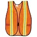 CRWV201R - Orange Safety Vest
