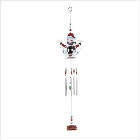 WINSOME SNOWMAN WINDCHIME CHRISTMAS PARTY DECORATION