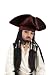 HAT W BEADED BRAIDS DLX CHILD