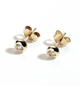 9ct Gold Diamond Studs