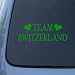 TEAM SWITZERLAND - Twilight - Vinyl Car Decal Sticker #1878 | Vinyl Color: Green